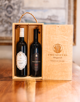 2-Bottle Wooden Crate