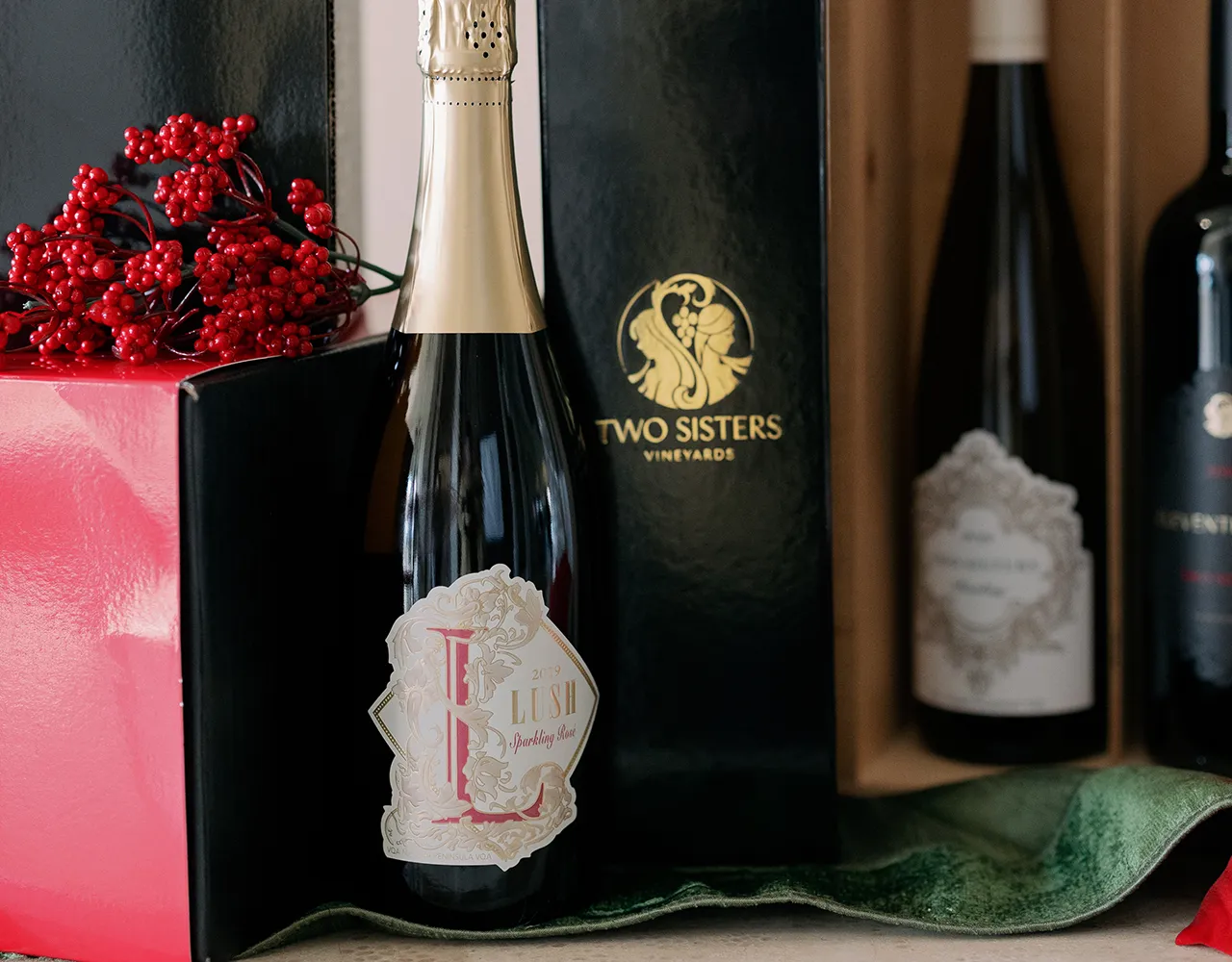 Corporate Gifting sets from Two Sisters Vineyards.