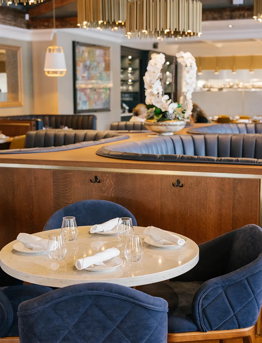 Dining Room at 11th Post On Queen.