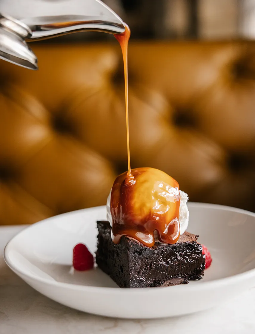 Decadent dessert at 11th Post On Queen.